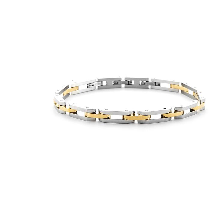 Bracelet en acier PVD or