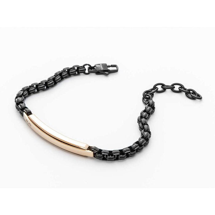 Chained mesh bracelet rose plate