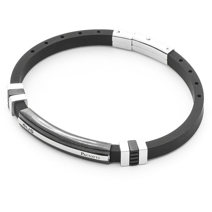 Rubber plate bracelet