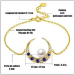 Pulsera Steampunk  luna creciente - Vignette | Steampunk Store