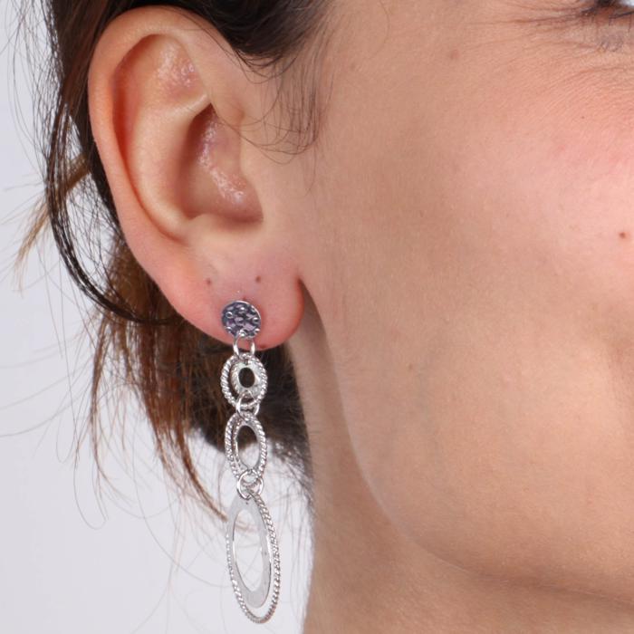 Boucles d'oreilles en argent 925