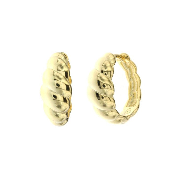 925 Silver Torchon Effect Earrings