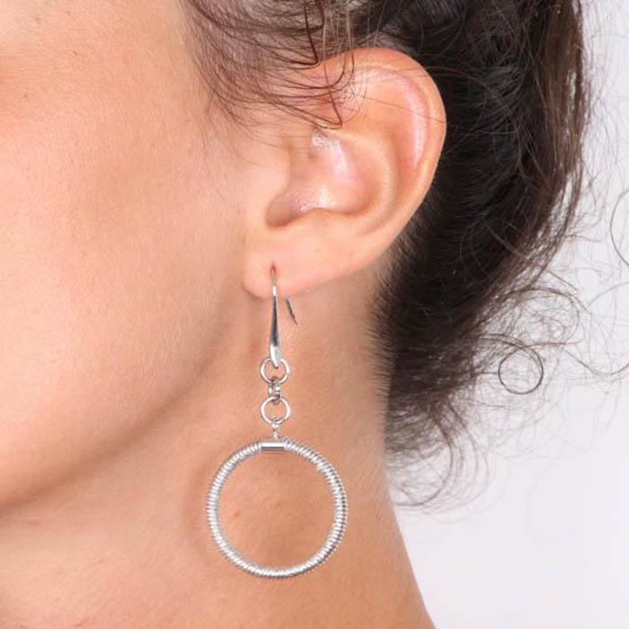 Boucles d'oreilles en métal