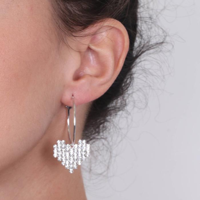 Boucles d'oreilles en métal
