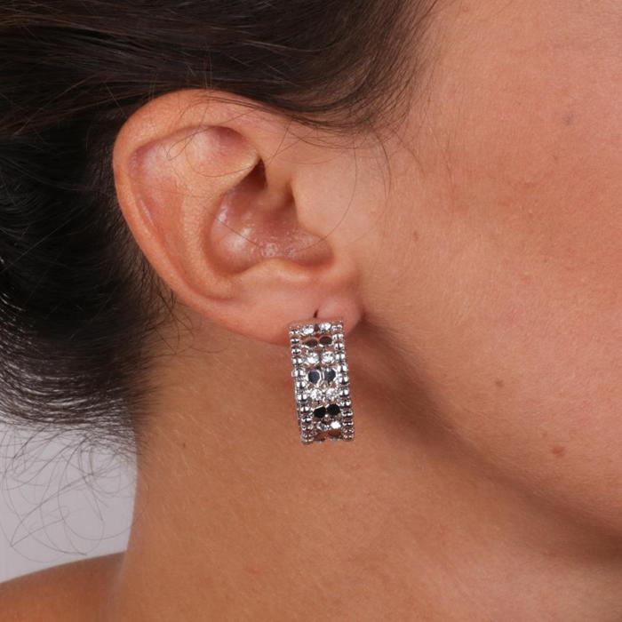 Boucles d'oreilles en métal