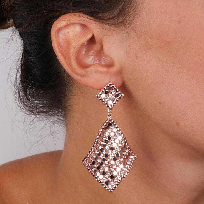 Boucles d'oreilles en métal