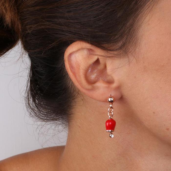 Boucles d'oreilles en métal
