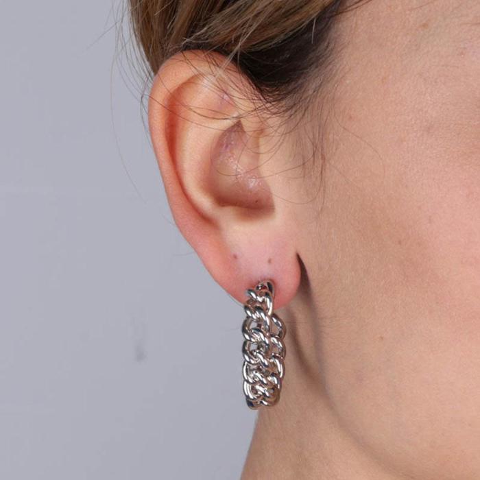 Boucles d'oreilles en métal