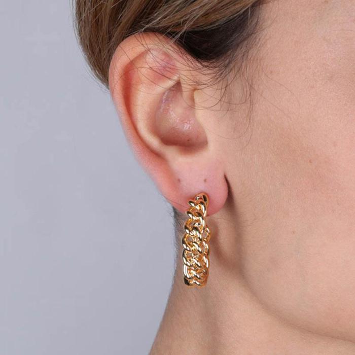 Boucles d'oreilles en métal