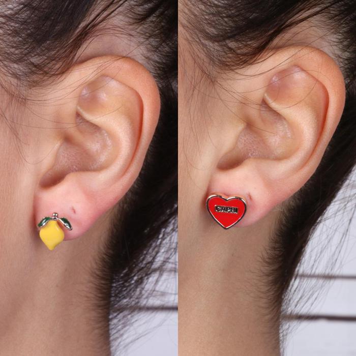 Boucles d'oreilles en métal