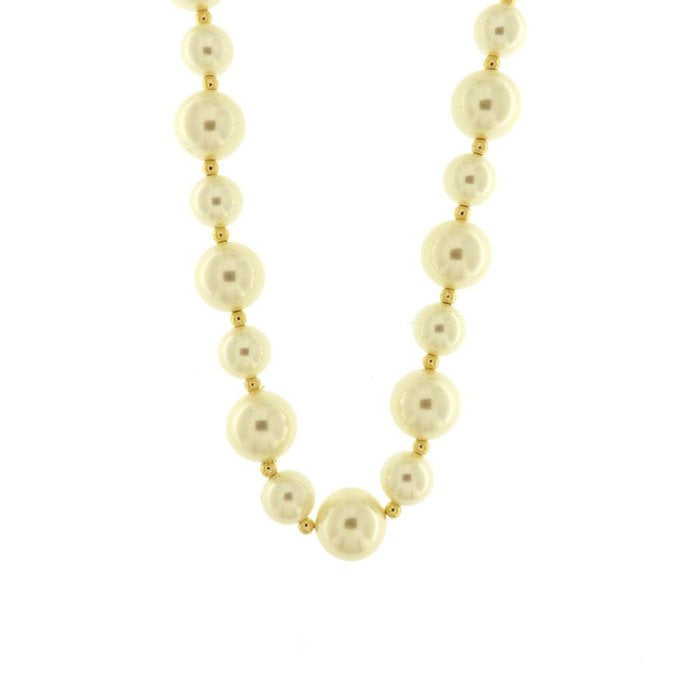Collana in Metallo con perle