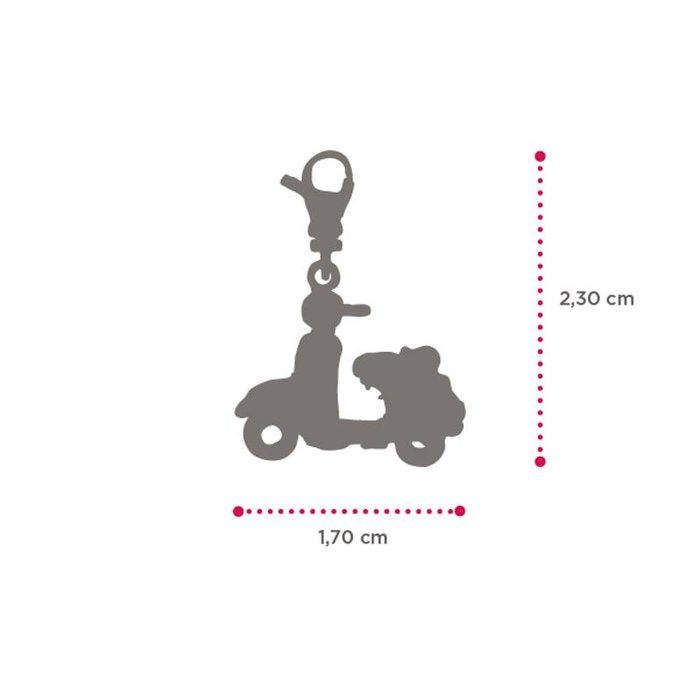 White Vespa Charm