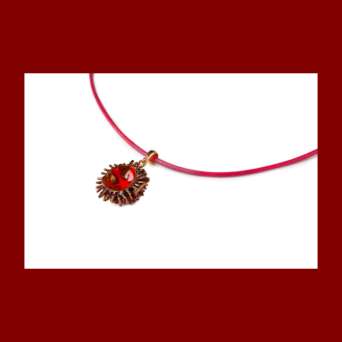 Collier de piquants de hérisson