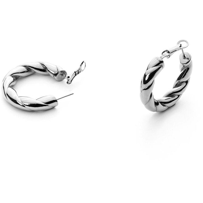 Torcon mesh hoop earrings