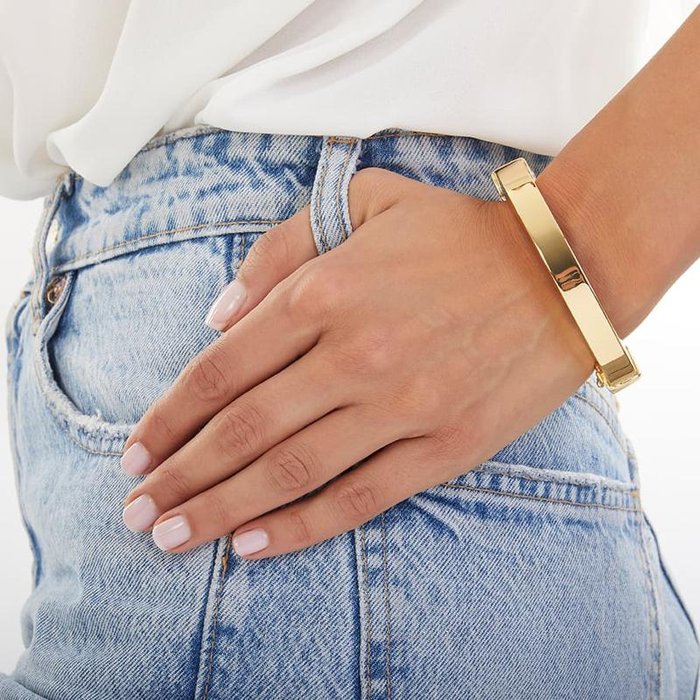 Bracciale in bronzo dorato