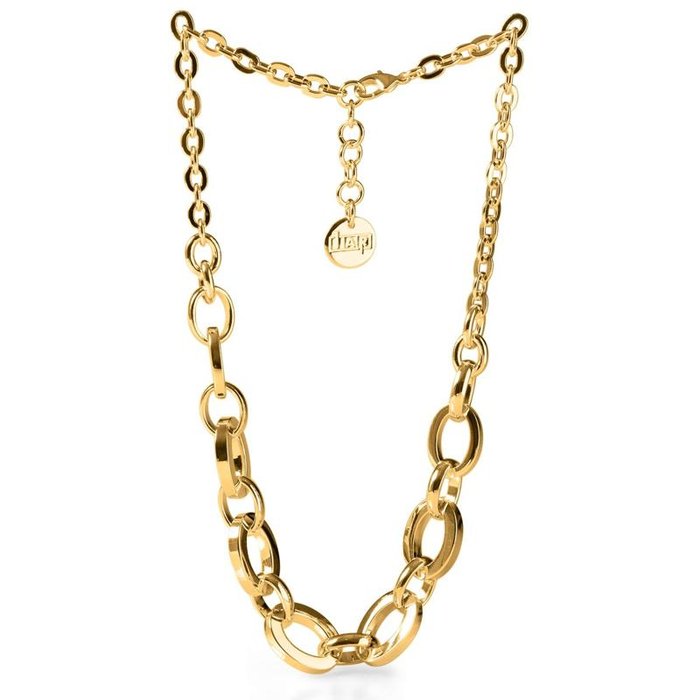 Gilded bronze necklace