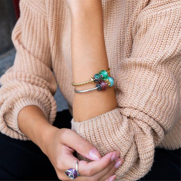 Bangle a Spirale Placcato Oro S