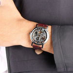 Reloj de hombre con esqueleto aparente - Futuro retro - Vignette | Steampunk Store