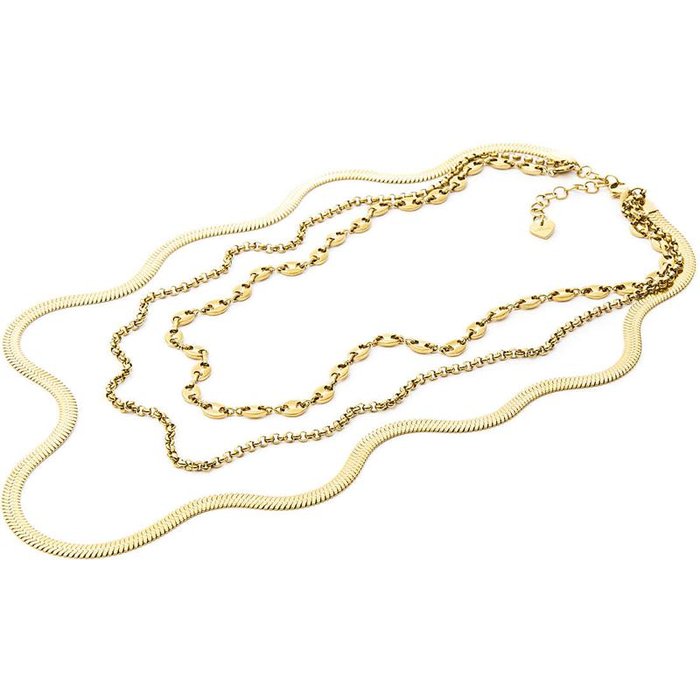 Collier laminé à 3 brins pour femme