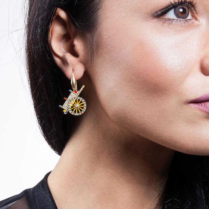 Boucles d'oreilles Lapilli Cart