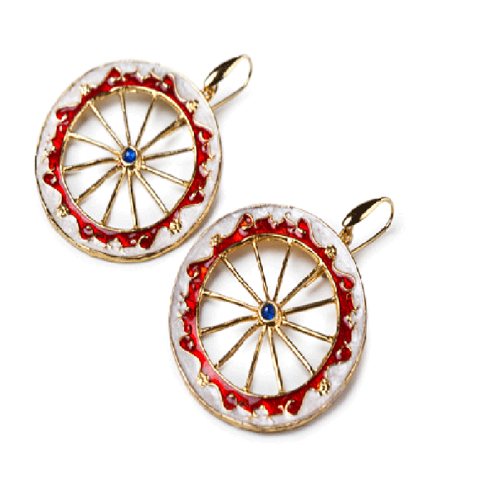 Wheel Earrings