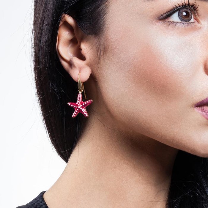 Boucles d'oreilles étoile de mer
