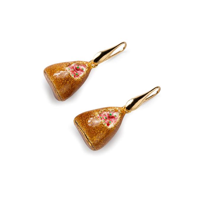 Boucles d'oreilles orange