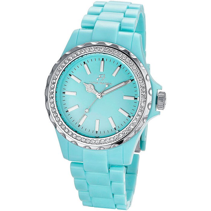 Montre en polycarbonate bleu